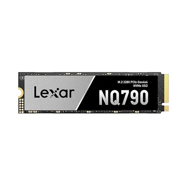 Lexar NQ790 4TB NVMe SSD M.2 Interne SSD 4TB, PCIe 4.0 Gen4x4, 7000 MB/s Lesen, 6000 MB/s Schreiben, Internes Solid State Drive, für Gaming und Videoschnitt