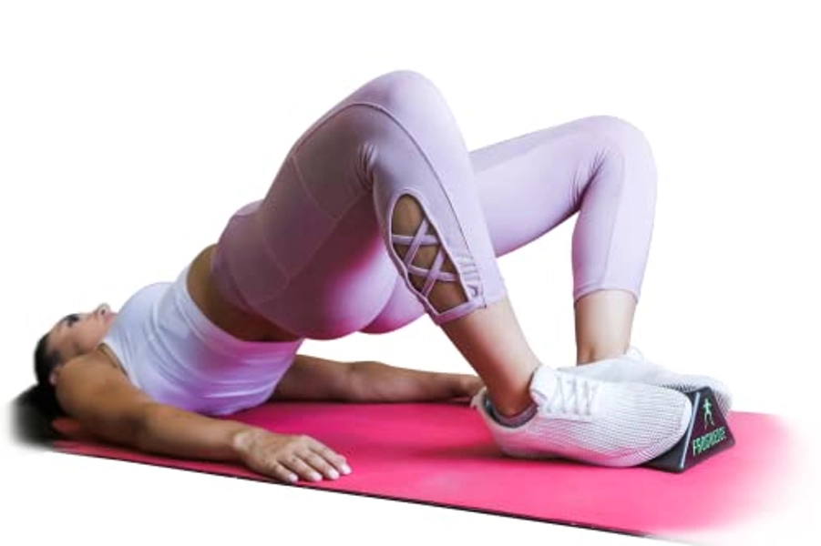 FrogWedge Glute Builder KIT with Booty Band Hip Circle - Patented Frog Pump Exercise, Home Glute Workout, Glute Training Accessory, Glute Wedge, Glute Trainer, Booty Builder.