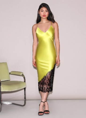 Silk & Chantilly Lace Slip | volt / m