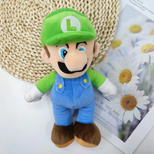 Mario Doll Toy Soft Plushies - 25cm / green
