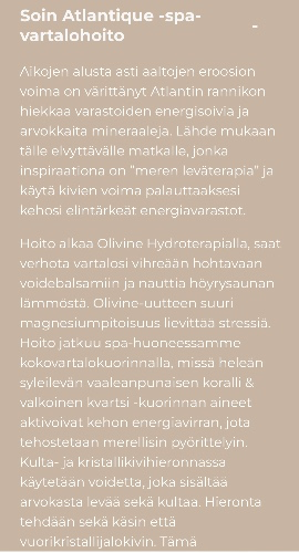 Soin Atlantique -spa-treatment