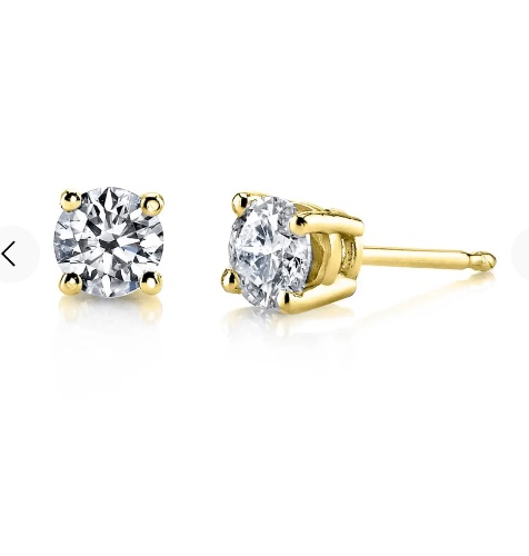 Diamond Stud Earrings 0.2 carat in 9ct Gold