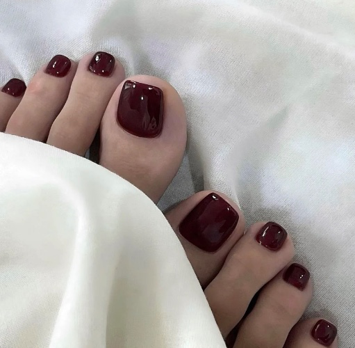 Toe nail gel appointment 😍❤️