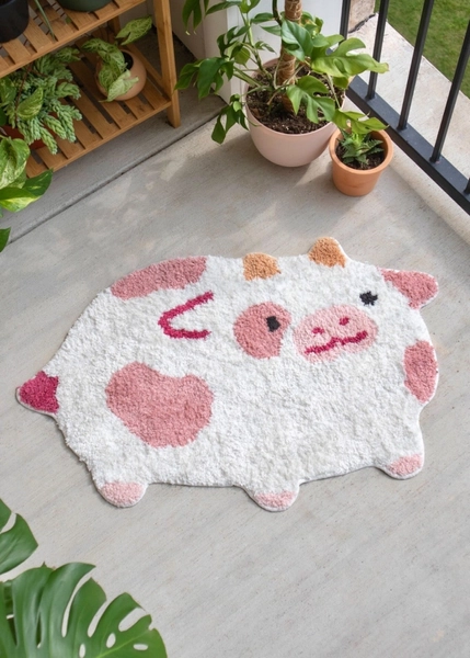 Strawberry Cow Rug