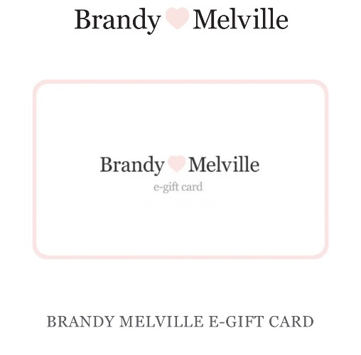 brandy melville gift card