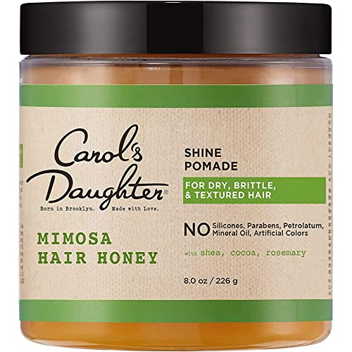 Carol's Daughter Mimosa Hair Honey Shine Pomade for Textured and Curly Hair - with Shea Butter & Rosemary Oil, 8 fl oz - Hair Moisturizer