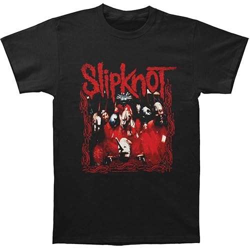 Slipknot Band Frame Black Mens T-Shirt - M - Black