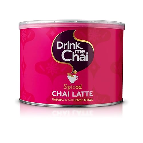 Drink Me Chai Spiced Chai Latte 1kg (Pack of 1) - Just Add Water, Chai Latte Powder (50 servings) - 1 kg (Pack of 1)