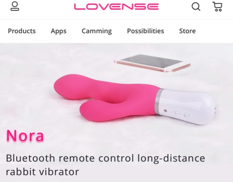 Nora by Lovense. Bluetooth remote control long-distance rabbit vibrator