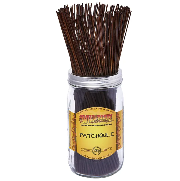 Patchouli - 100 Wildberry Incense Sticks - Patchouli