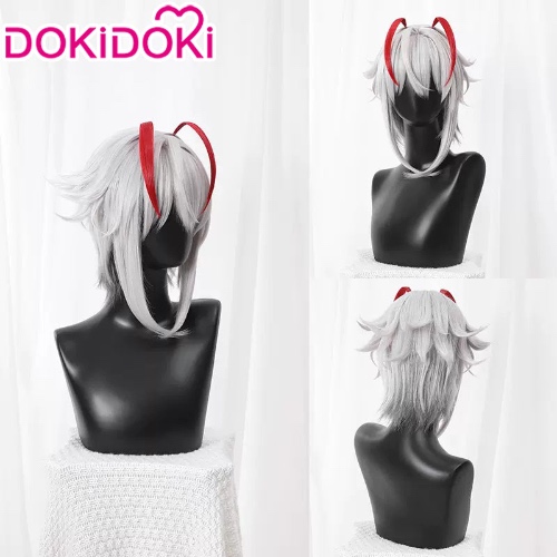 DokiDoki-R Game Arknights Ambience Synesthesia: Wanted  Cosplay Costume / Wig Women | Wig Only-IN STOCK