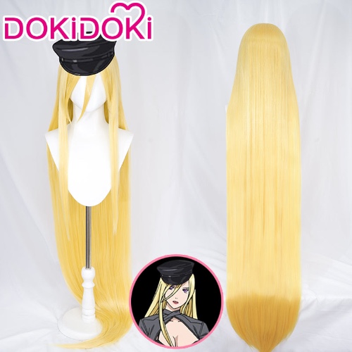 DokiDoki Anime Noragami Cosplay Bishamon Wig Long Straight Yellow Gold Bishamonten | Bishamon-PRESALE