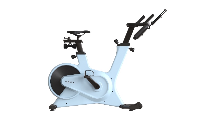Apex Rides Smart Exercise Bike | Sky Blue