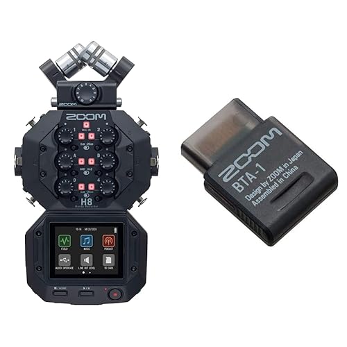 Zoom H8 12-Track Portable Recorder + Bluetooth Adapter (BTA-1) - Recorder + Bluetooth Adapter, BTA-1