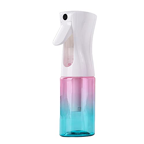 Continuous Sprayer Bottle, Aitakl Ultra Fine Mister Spray Bottle Propellant Free for Hairstyling, Cleaning, Gardening, Misting & Skin Care 6.76oz / 200ml (Gradient Blue Pink) - Gradient Blue Pink