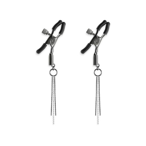 Bound Nipple Clamps D3 - Gunmetal Silver