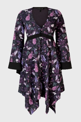 Ianthe Dress [PLUS] | 4XL / Black / 96% Polyester 4% Elastane