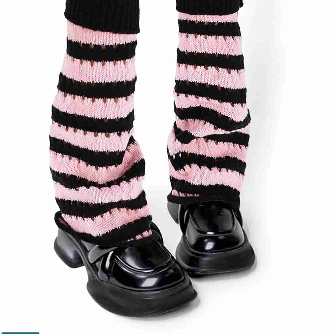 Beinwärmer Gestrickte Warme Hohe Socken