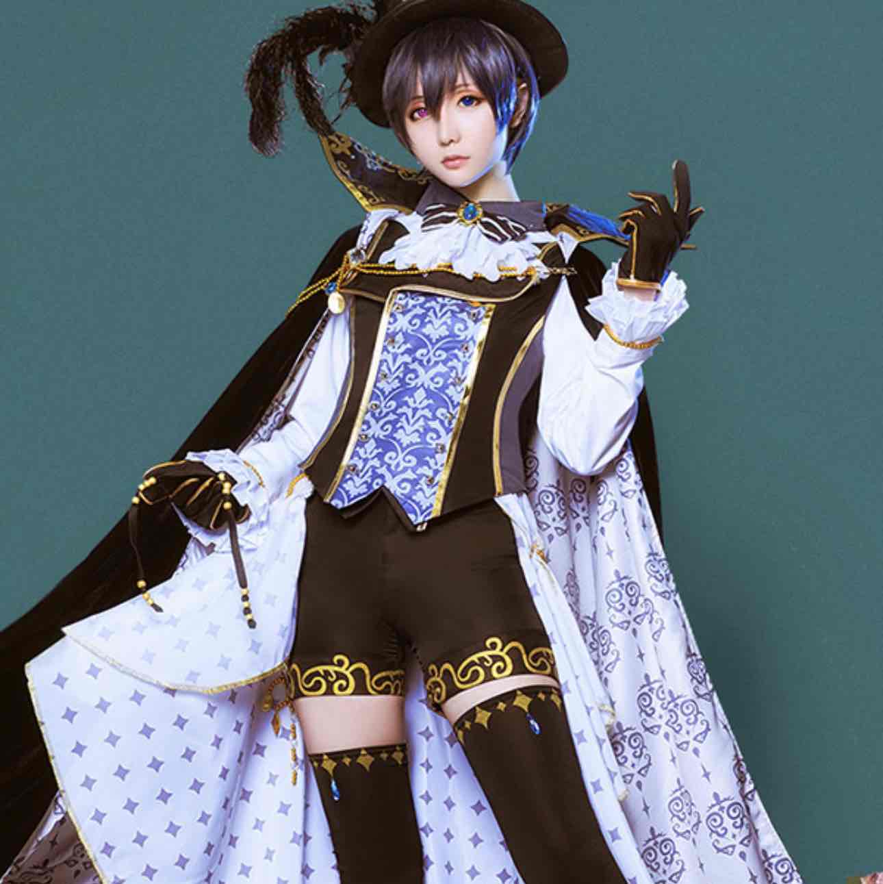 100 Sleeping Princes & the Kingdom of Dreams Black Butler Ciel Phantomhive Cosplay Costume S
