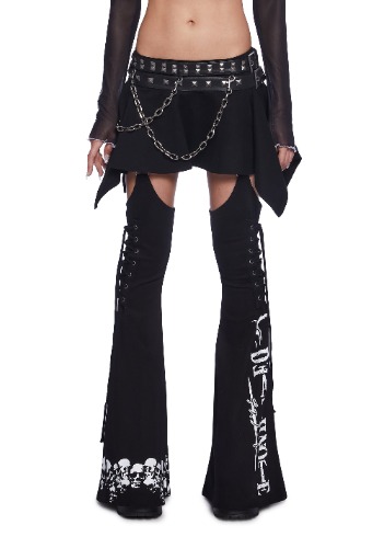 Killing Spree Skirt & Leg Warmers Set | BLACK / XX-Small