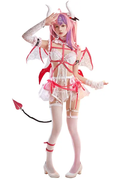 VTuber Virtual YouTuber Ironmouse Cosplay Costume Lingerie Set
