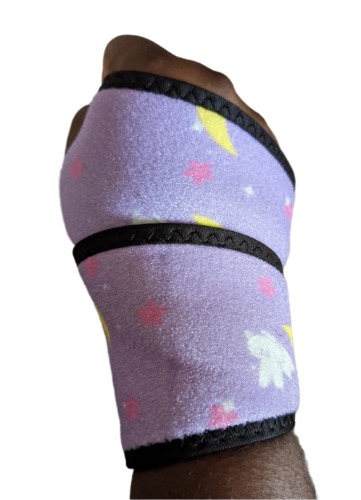 Moon Bunny Compression Wrist Brace - Large