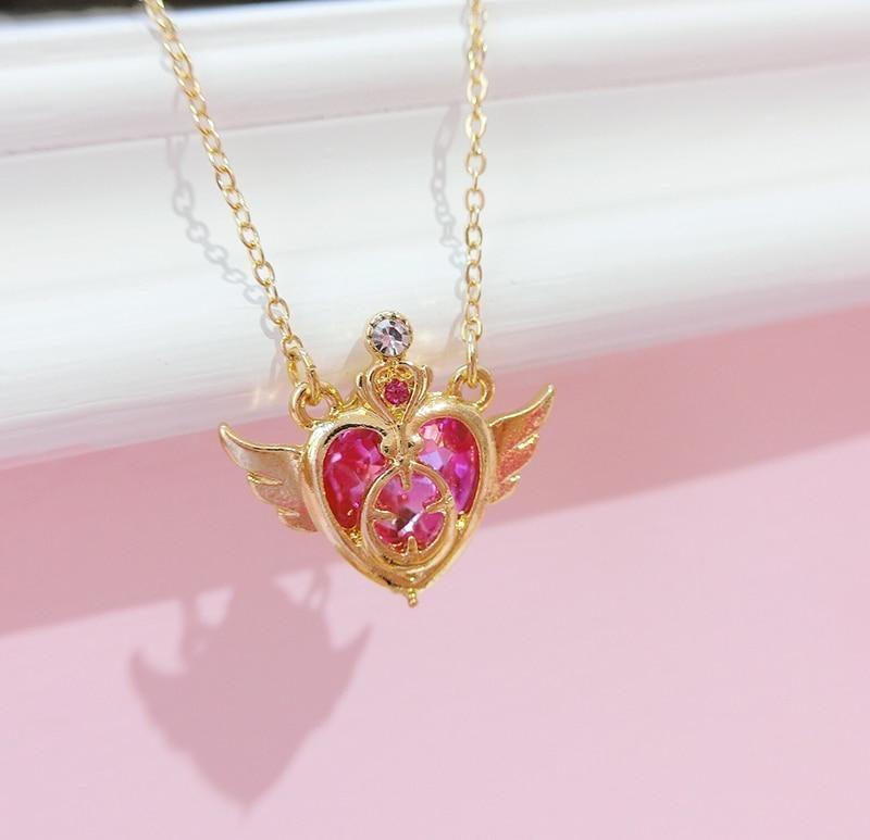 Magical Girl Wand Necklaces - Heart