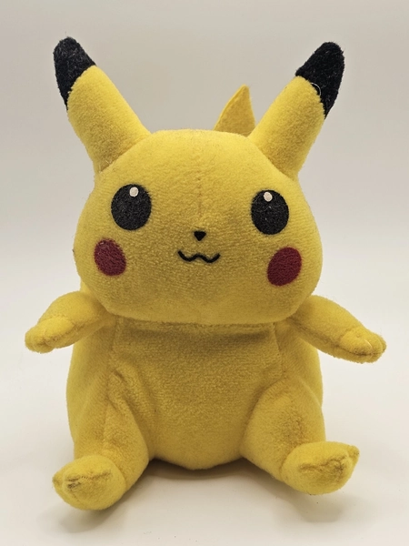 Vintage 1998 Pikachu Plush 8” Pokémon Hasbro Game Freak Nintendo Stuffed Animal