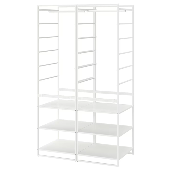 JONAXEL Wardrobe combination - white 99x51x173 cm