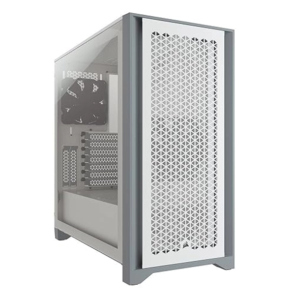 Corsair 4000D Airflow Tempered Glass Mid-Tower ATX PC Case - White