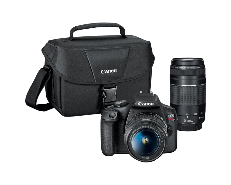 EOS Rebel T7 DSLR Video Two Lens Kit
