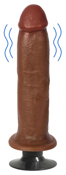 Jock Medium Vibrating Dildo - 8 Inch