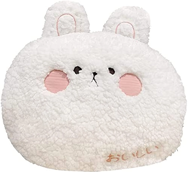 Mislaxy Niedliches Plüschkissen, Sofakissen Kuscheltiere Kawaii Weiche Sofadekoration, Geschenke für Geburtstag Weihnachten 35x27cm (Kaninchen)