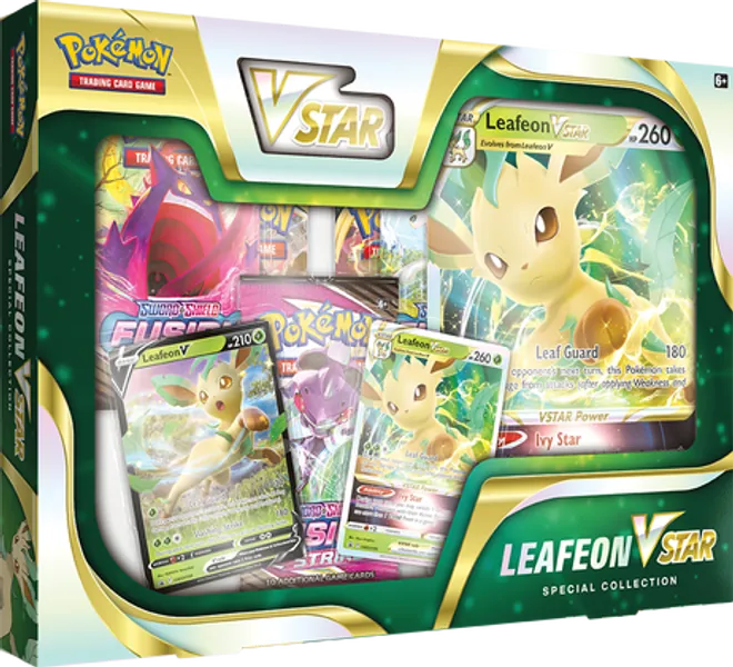 Pokemon TCG: Leafeon / Glaceon Eevee Evolutions VSTAR Special Collection (Individuals) [In Stock] - Leafeon
