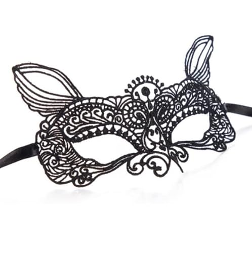 DNHCLL Women Masquerade Mask Lace Masks Prom Ball Bar Masquerade Halloween Costume Party Decor(Elves Style)