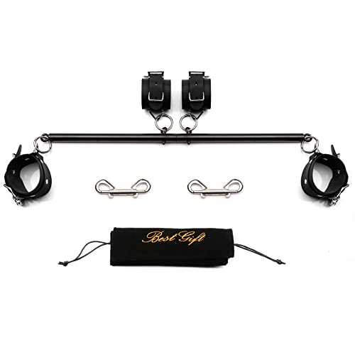 TMEOIIPY New Expandable Spreader Bar with 4 Adjustable Straps of Yoga, Home Sport