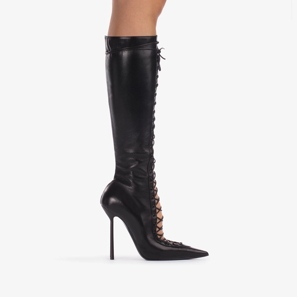 Black leather boot - Le Silla