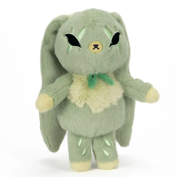 green hare plushie 