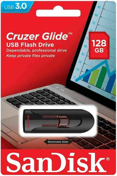 SanDisk Cruzer Glide USB 3.0 16GB 32GB 64GB 128GB Flash Drive Thumb Stick Memory