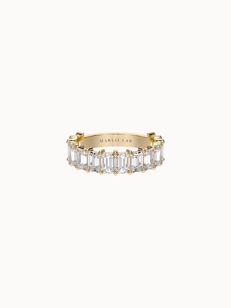 Emerald Cut Diamond Wedding Ring