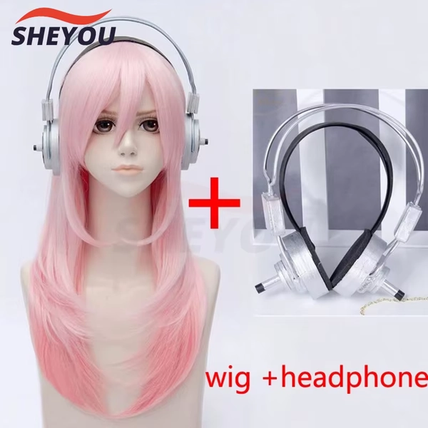 Super Sonico Wig + Headphones