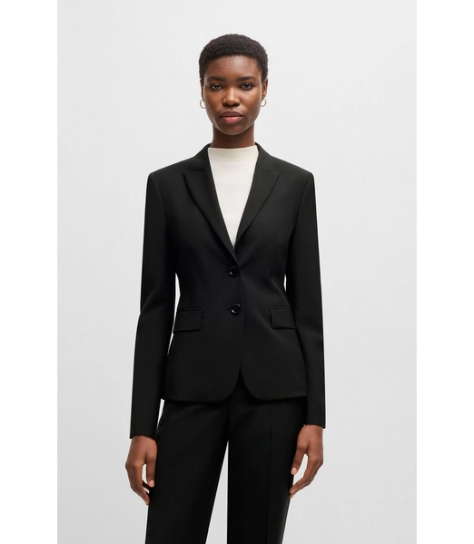 Regular-Fit Blazer aus Schurwolle