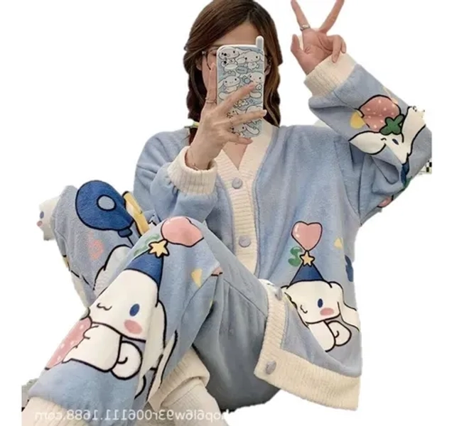 Cute warm pajamas