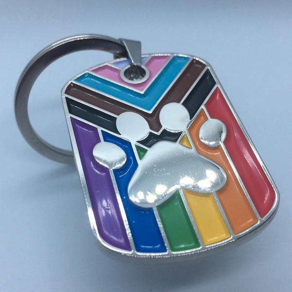 Progress Paw Keyring