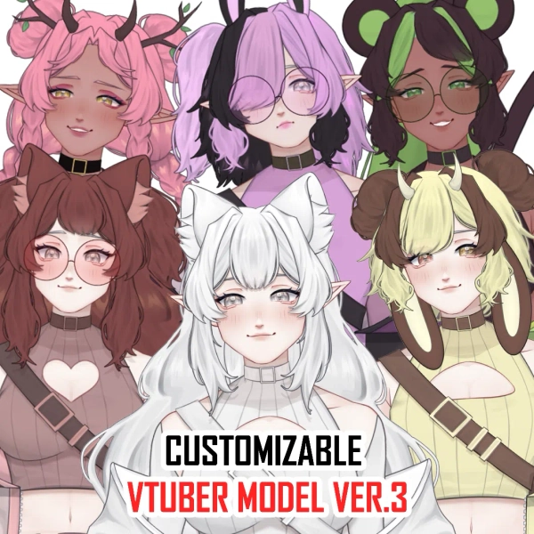 V.3 Customizable Premade Model by may (@maygebee)