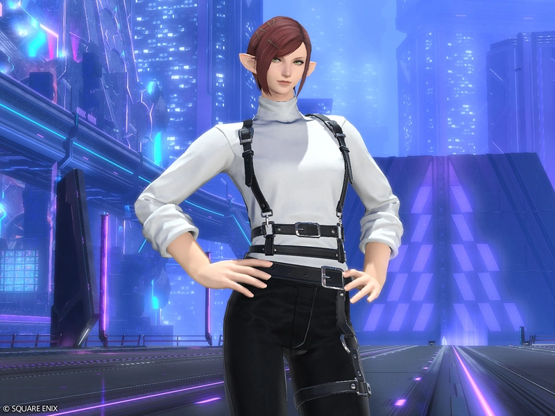 Belt-leather Attire (Cropped Slops)