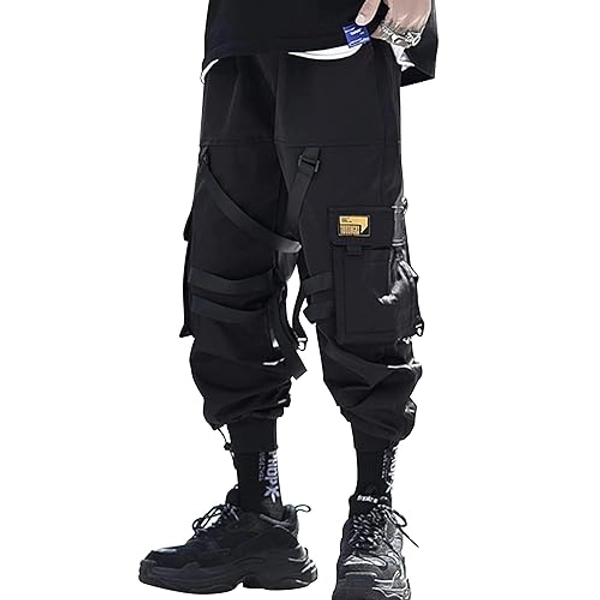 XYXIONGMAO Tactical Jogger Cargo Pants Hip Hop Harem Techwear Streetwear Men's Streamer Overalls Loose Casual Pants