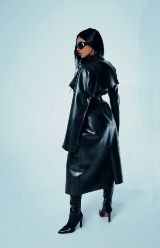 Latex Trench Coat