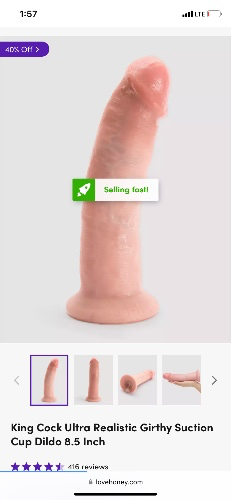 Realistic dildo
