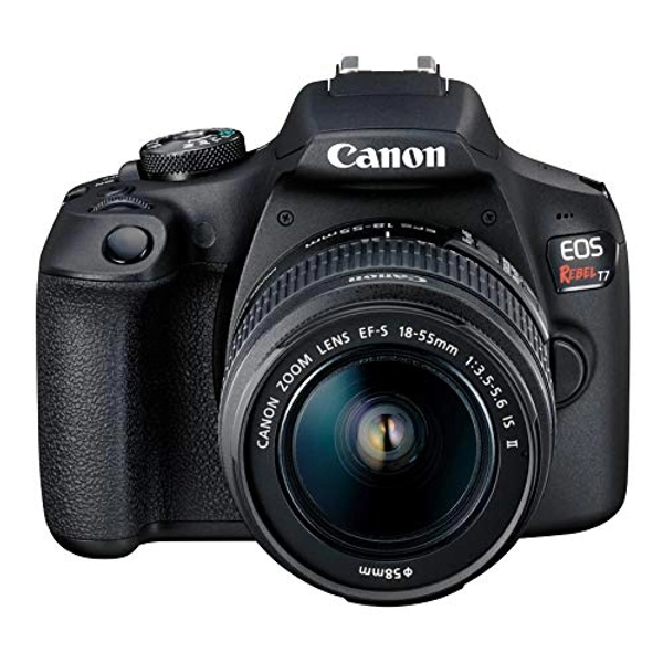 Canon EOS Rebel T7 DSLR Camera with 18-55mm Lens | Built-in Wi-Fi | 24.1 MP CMOS Sensor | DIGIC 4+ Image Processor and Full HD Videos